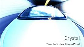  Presentation with car key - Cool new presentation theme with car-exiting-a-tunnel backdrop and a white colored foreground