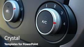  Presentation with auto - Colorful presentation theme enhanced with car factory - klimaanlage auto backdrop and a dark gray colored foreground