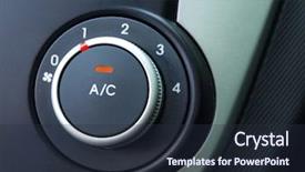  Presentation with auto - Slides having car factory - klimaanlage auto background and a tawny brown colored foreground