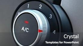  Presentation with auto - PPT theme consisting of car factory - klimaanlage auto background and a tawny brown colored foreground