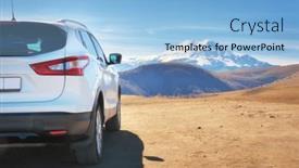  Presentation with nature - Presentation featuring car-fragment-and-the-elbrus and a light blue colored foreground