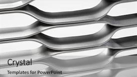  Presentation with radiator car - Cool new slide set with car grill backdrop and a light gray colored foreground