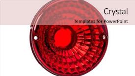  Presentation with audi car from the future - Audience pleasing theme consisting of car headlights on a white backdrop and a coral colored foreground