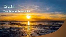  Presentation with dog cat sunset - Beautiful presentation theme featuring car infiniti - amazing evening sunset in salar backdrop and a ocean colored foreground