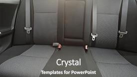  Presentation with interior - Theme with car interior with back seats background and a gray colored foreground