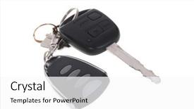  Presentation with key control - Amazing theme having car key and remote control backdrop and a white colored foreground