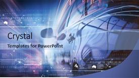  Presentation with car sales - Presentation design featuring pink rose with water drops on black background background and a black colored foreground