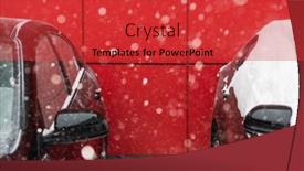  Presentation with car parking - Cool new slide set with car-on-parking-with-red backdrop and a red colored foreground