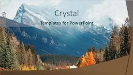  Presentation with car park - Theme enhanced with car-on-road-in-banff background and a sky blue colored foreground