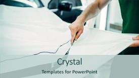  Presentation with paint - Cool new presentation theme with car paint protection protect coating backdrop and a lemonade colored foreground