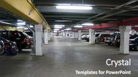  Presentation with car parking - Audience pleasing presentation consisting of car parking driving on vehicle backdrop and a gray colored foreground