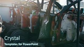  Presentation with tires - Beautiful slides featuring car-parts-and-tires backdrop and a wine colored foreground