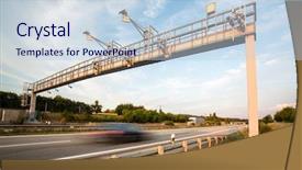  Presentation with motion - Audience pleasing PPT theme consisting of car passing through a toll backdrop and a lemonade colored foreground