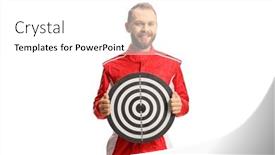  Presentation with car - Presentation enhanced with car-racer-in-a-red background and a  colored foreground