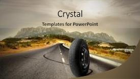  Presentation with country around the word - Audience pleasing presentation theme consisting of car racing - isolated wheel running backdrop and a mint green colored foreground