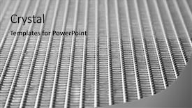  Presentation with radiator car - Slide set enhanced with car radiator texture closeup photo background and a light gray colored foreground