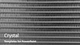  Presentation with radiator car - Presentation design with car radiator texture closeup photo background and a dark gray colored foreground