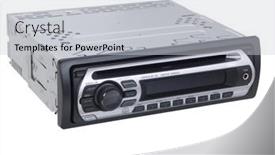  Presentation with radio - Cool new presentation theme with car-radio backdrop and a light gray colored foreground