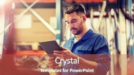  Presentation with computer repair - Slide set enhanced with car service repair maintenance background and a red colored foreground