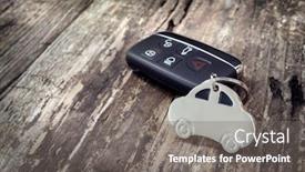  Presentation with shape - PPT layouts with car-shape-keyring-and-keyless background and a gray colored foreground