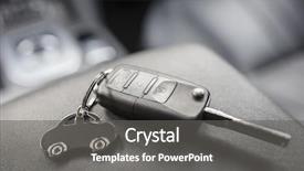  Presentation with vehicle - Theme with car shape keyring and remote background and a gray colored foreground