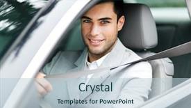  Presentation with car seat - Beautiful PPT theme featuring top seller high quality brand concept backdrop and a gray colored foreground