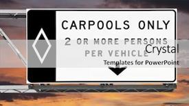  Presentation with vintage car - Colorful theme enhanced with car sharing - vintage green y and z backdrop and a light gray colored foreground