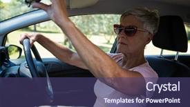  Presentation with instrument of car - Amazing presentation having mileage - close-up of car speedometer backdrop and a navy blue colored foreground