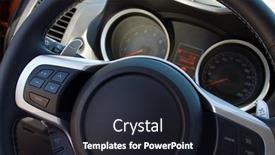  Presentation with instrument - Beautiful presentation featuring car-steering-wheel-and-instrument backdrop and a wine colored foreground