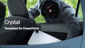  Presentation with car - Colorful presentation enhanced with car theft - a laptop being backdrop and a tawny brown colored foreground