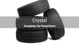  Presentation with tires - Audience pleasing PPT layouts consisting of car-tires-isolated-on-white backdrop and a dark gray colored foreground