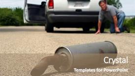  Presentation with car brake - Audience pleasing presentation consisting of car trouble series 1 backdrop and a coral colored foreground