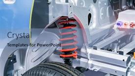  Presentation with elements - Cool new slide set with car-visible-elements backdrop and a teal colored foreground