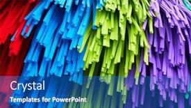  Presentation with car wash - Slide deck with car-wash-brush-close-up background and a teal colored foreground