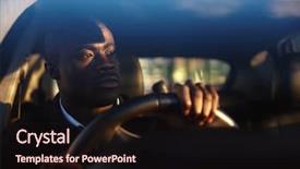  Presentation with confidence - Theme consisting of car with confidence and pride background and a wine colored foreground