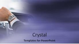  Presentation with effect - Audience pleasing theme consisting of car with transition effect backdrop and a coral colored foreground