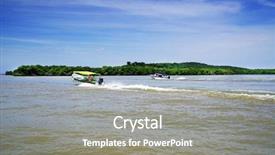  Presentation with marina - Beautiful presentation featuring caragena marina colombia south america backdrop and a gray colored foreground