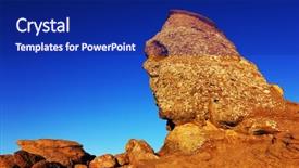  Presentation with sugarcane fields mountains landscape nature - Beautiful PPT theme featuring caraiman - alpine landscape in bucegi mountains backdrop and a navy blue colored foreground