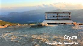  Presentation with sugarcane fields mountains landscape nature - Slide set with caraiman - alpine landscape in bucegi mountains background and a gray colored foreground
