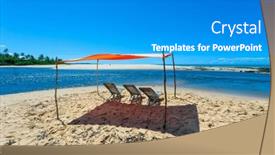  Presentation with bahia - Presentation enhanced with caraiva-is-a-district background and a teal colored foreground