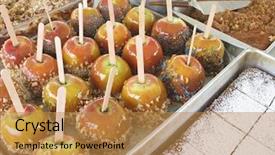  Presentation with fall festival - Theme featuring summer fair - selection of desserts background and a  colored foreground