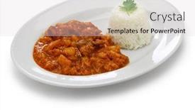  Presentation with potato - Colorful slide deck enhanced with carapulcra-peruvian-dried-potato-stew backdrop and a light gray colored foreground