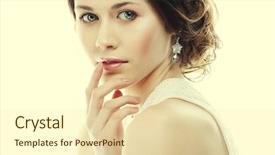  Presentation with luxury diamond - Audience pleasing PPT layouts consisting of carat - jewelry luxury wedding and people backdrop and a cream colored foreground