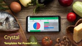  Presentation with keto - Presentation theme featuring carb-manager-app-for-keto background and a  colored foreground