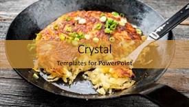  Presentation with leafes side - Slides featuring carbon - traditional swiss hash browns background and a gold colored foreground