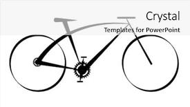  Presentation with modern black and white trees - Slides having  background and a  colored foreground