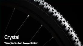  Presentation with mountain bike - PPT theme consisting of carbon cycle - modern mtb race mountain bike background and a black colored foreground