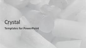  Presentation with dry ice - PPT layouts having carbon dioxide - dry ice background closeup view background and a light gray colored foreground