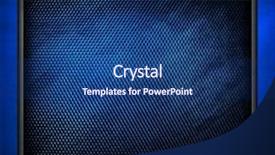  Presentation with carbon - Cool new presentation theme with carbon dots - blue metal plate backdrop and a ocean colored foreground