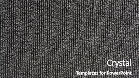  Presentation with fabric - Beautiful slides featuring carbon element - black fabric texture background closeup backdrop and a dark gray colored foreground